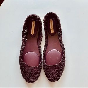 Melissa+Campana Sparkly Ballet Flats - Size 10